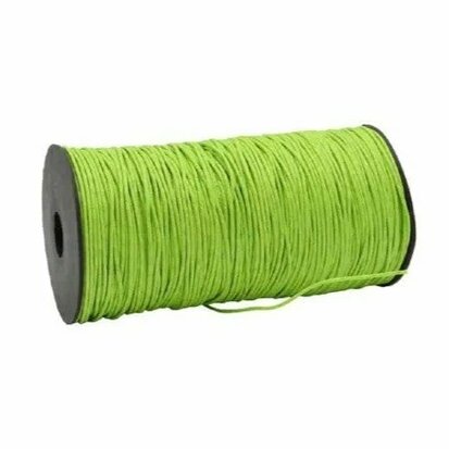 Waxkoord 1.5 mm lime groen